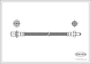 Bremsschlauch Hinterachse CORTECO 19030528