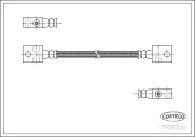 Bremsschlauch Vorderachse CORTECO 19030533