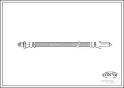 Bremsschlauch Hinterachse CORTECO 19030645