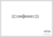 Bremsschlauch Hinterachse CORTECO 19030646