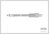 Bremsschlauch Hinterachse CORTECO 19031069