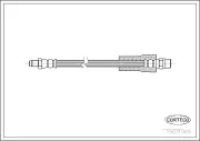 Bremsschlauch Hinterachse CORTECO 19031069