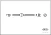 Bremsschlauch Hinterachse CORTECO 19031168