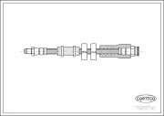 Bremsschlauch Vorderachse CORTECO 19031192