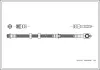 Bremsschlauch Vorderachse CORTECO 19031632