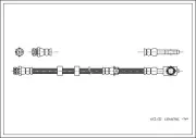 Bremsschlauch Vorderachse CORTECO 19031632