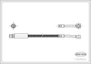 Bremsschlauch Vorderachse CORTECO 19031681