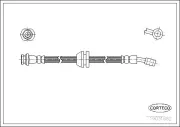 Bremsschlauch Vorderachse CORTECO 19031682