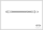 Bremsschlauch Vorderachse CORTECO 19031753