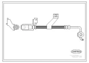Bremsschlauch Vorderachse links CORTECO 19032126