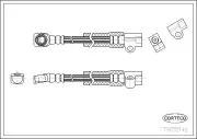 Bremsschlauch Vorderachse CORTECO 19032142