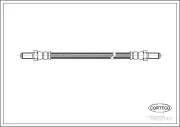 Bremsschlauch Hinterachse CORTECO 19032145