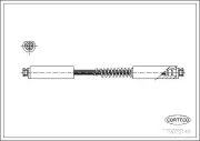 Bremsschlauch Vorderachse CORTECO 19032146