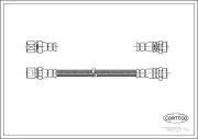 Bremsschlauch Vorderachse CORTECO 19032170