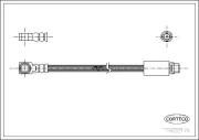 Bremsschlauch Hinterachse rechts CORTECO 19032175