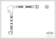Bremsschlauch Vorderachse links CORTECO 19032186