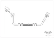 Bremsschlauch Vorderachse links CORTECO 19032201