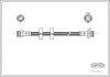 Bremsschlauch Vorderachse CORTECO 19032211