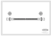 Bremsschlauch vorne hinten CORTECO 19032247