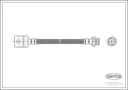 Bremsschlauch Hinterachse CORTECO 19032270
