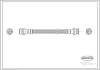 Bremsschlauch Hinterachse CORTECO 19032343