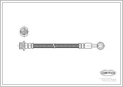 Bremsschlauch Hinterachse CORTECO 19032356