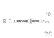 Bremsschlauch Vorderachse CORTECO 19032374