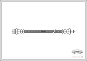 Bremsschlauch Hinterachse CORTECO 19032441