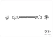 Bremsschlauch Hinterachse CORTECO 19032442