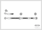 Bremsschlauch Vorderachse CORTECO 19032470