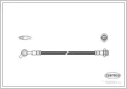 Bremsschlauch Vorderachse CORTECO 19032476