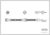 Bremsschlauch Hinterachse CORTECO 19032497
