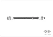 Bremsschlauch Hinterachse CORTECO 19032498