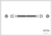 Bremsschlauch Hinterachse CORTECO 19032533