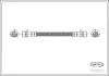Bremsschlauch Hinterachse CORTECO 19032550