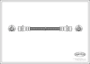 Bremsschlauch Hinterachse CORTECO 19032550