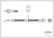 Bremsschlauch Vorderachse rechts CORTECO 19032583