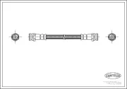 Bremsschlauch Hinterachse CORTECO 19032586