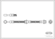 Bremsschlauch Vorderachse CORTECO 19032588