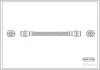 Bremsschlauch Hinterachse CORTECO 19032603