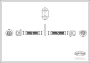 Bremsschlauch Hinterachse CORTECO 19032618
