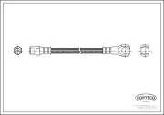 Bremsschlauch Hinterachse CORTECO 19032657