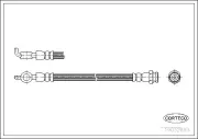 Bremsschlauch Vorderachse CORTECO 19032693