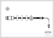 Bremsschlauch Vorderachse links CORTECO 19032700