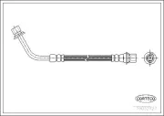 Bremsschlauch Vorderachse CORTECO 19032727