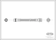 Bremsschlauch Hinterachse links CORTECO 19032847