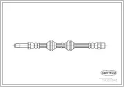 Bremsschlauch Vorderachse CORTECO 19032848