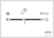 Bremsschlauch Vorderachse links CORTECO 19032889
