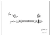 Bremsschlauch Vorderachse CORTECO 19032916