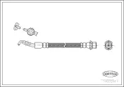 Bremsschlauch Vorderachse CORTECO 19032917